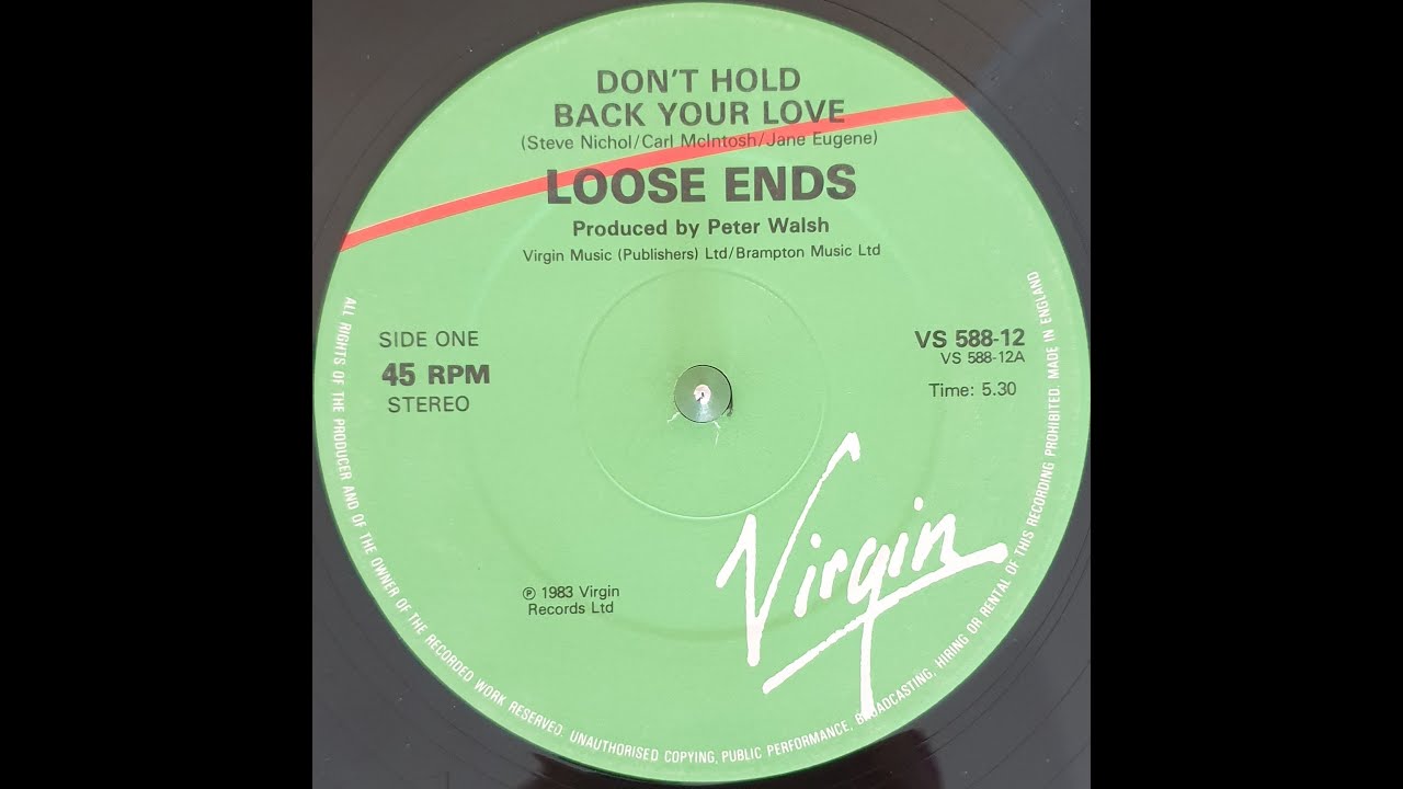 Loose Ends - Don't Hold Back Your Love 1983