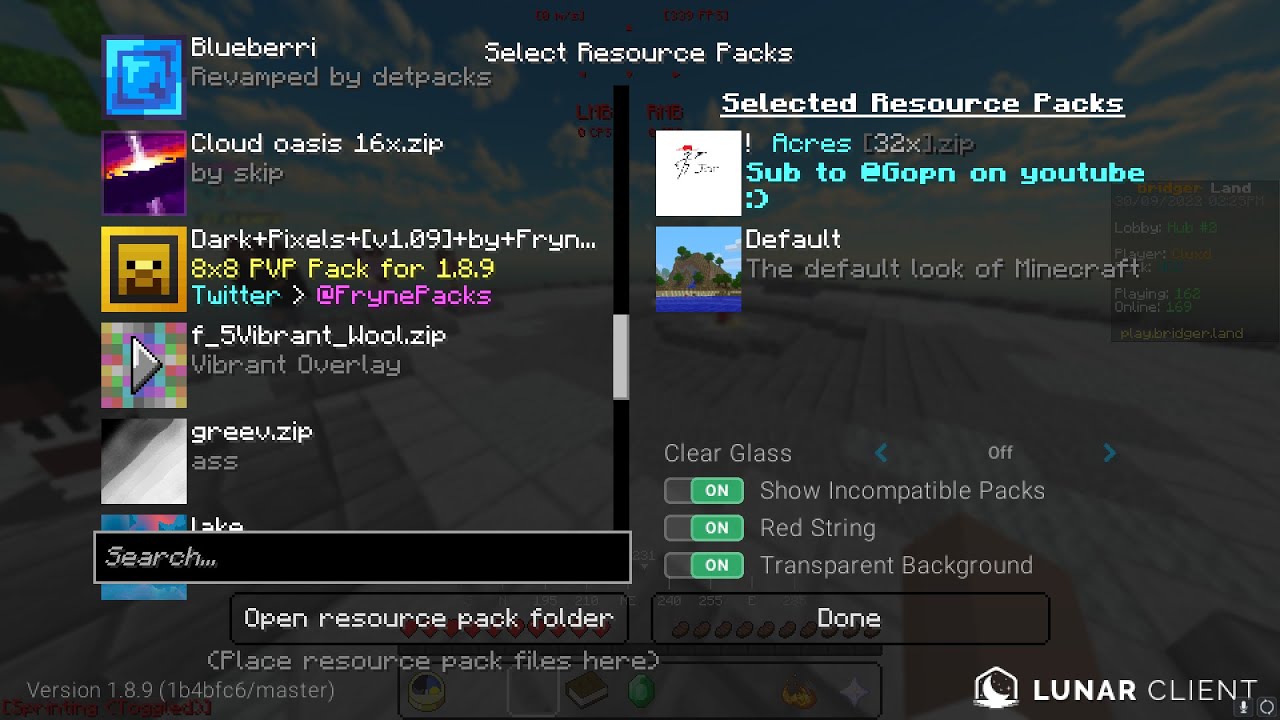 My pack folder (thanks for 600)