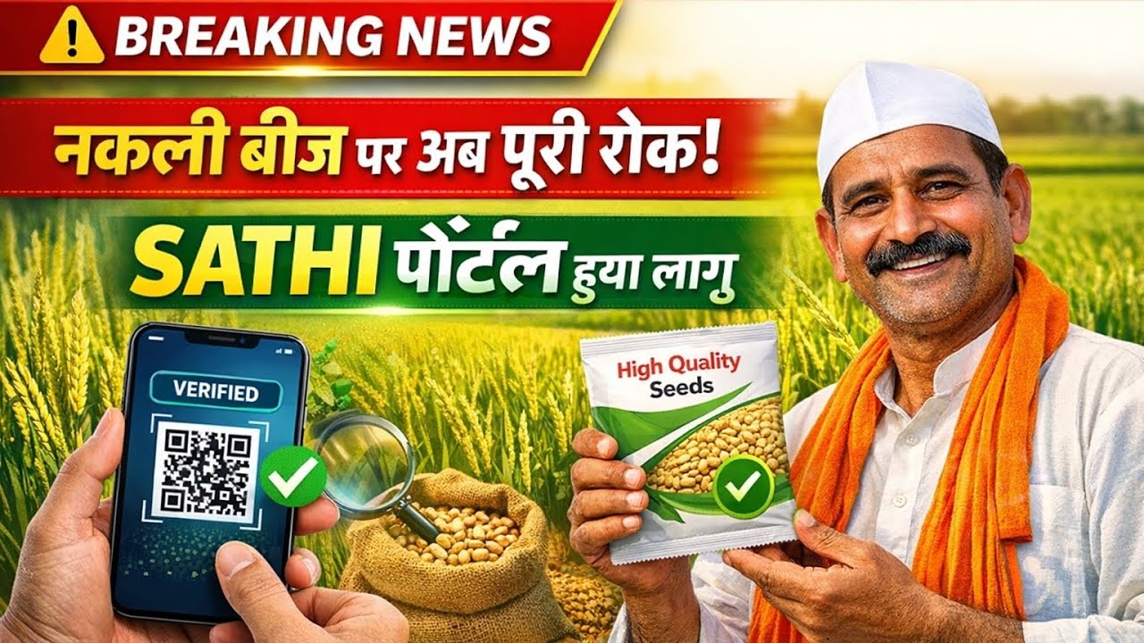 Major action against fake seeds in UP | SATHI Portal implemented | Registration required for seed...
