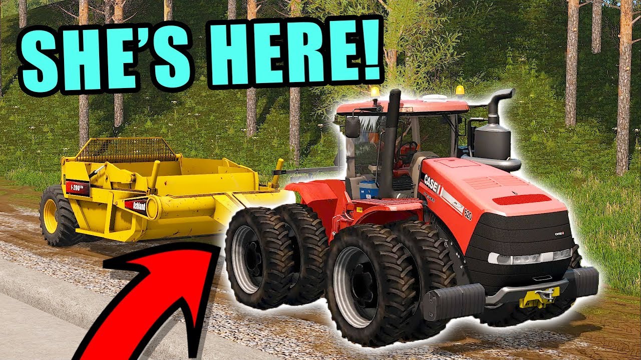 OUR NEW ASHLAND SCRAPER & CASE FOR THE UPCOMING CONSTRUCTION PROJECT | FARMING SIMULATOR 2017