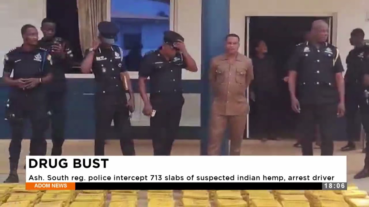 Drug Bust: Ash. South reg police intercept 713 slabs of suspected Indian hemp, arrest driver - News