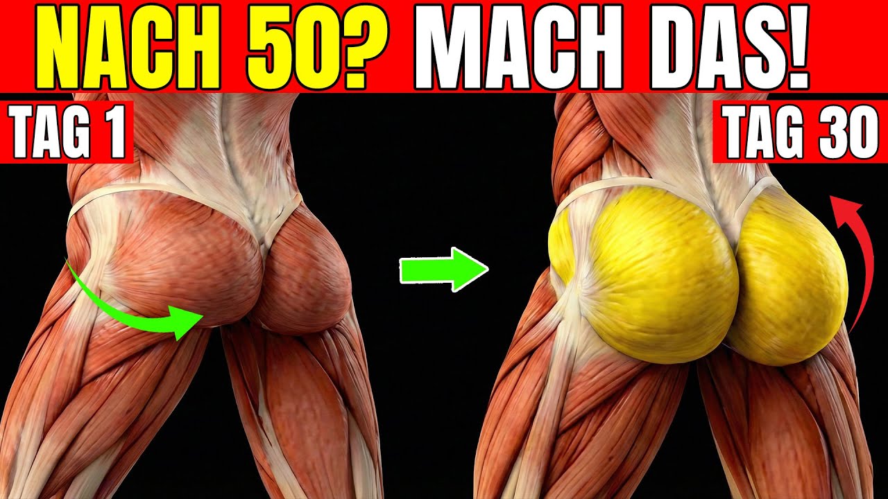 Über 50? Diese 4 Gesäßübungen sind besser als Kniebeugen | gesundheitstipps