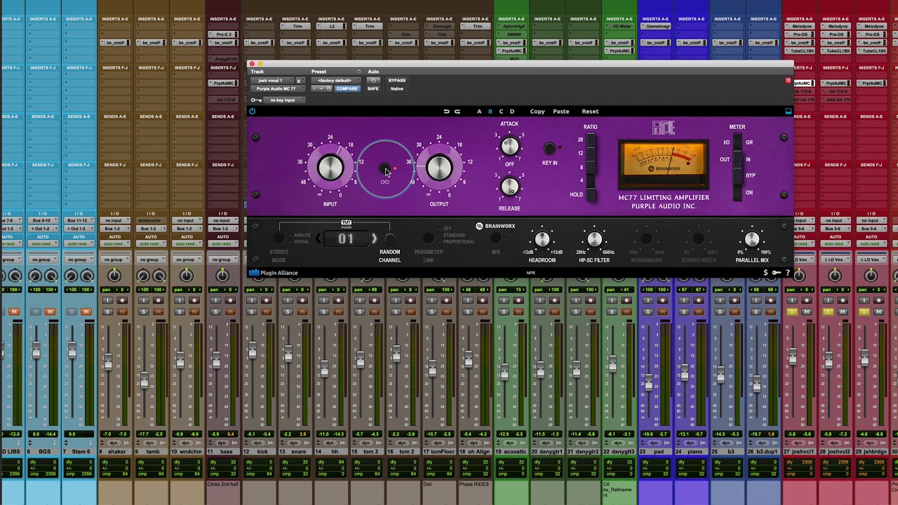 Plugin Alliance — Purple Audio MC77 — микширование с Майком. Плагин недели.