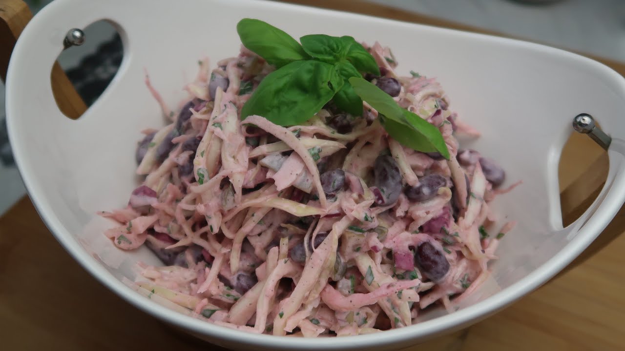 Krautsalat mit rote Bohnen / Невероятно вкусно САЛАТ ИЗ ФАСОЛИ | Bei Sona