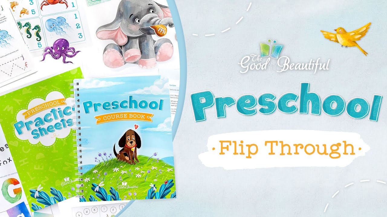 Homeschool Preschool | Flip Through | The Good and the Beautiful