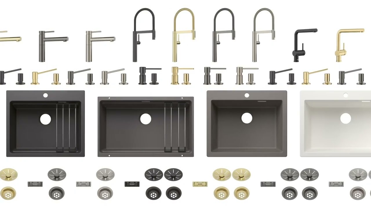 Twoja własna kompozycja kolorystyczna zlewozmywaka - Coloured Components System BLANCO | COMITOR PL