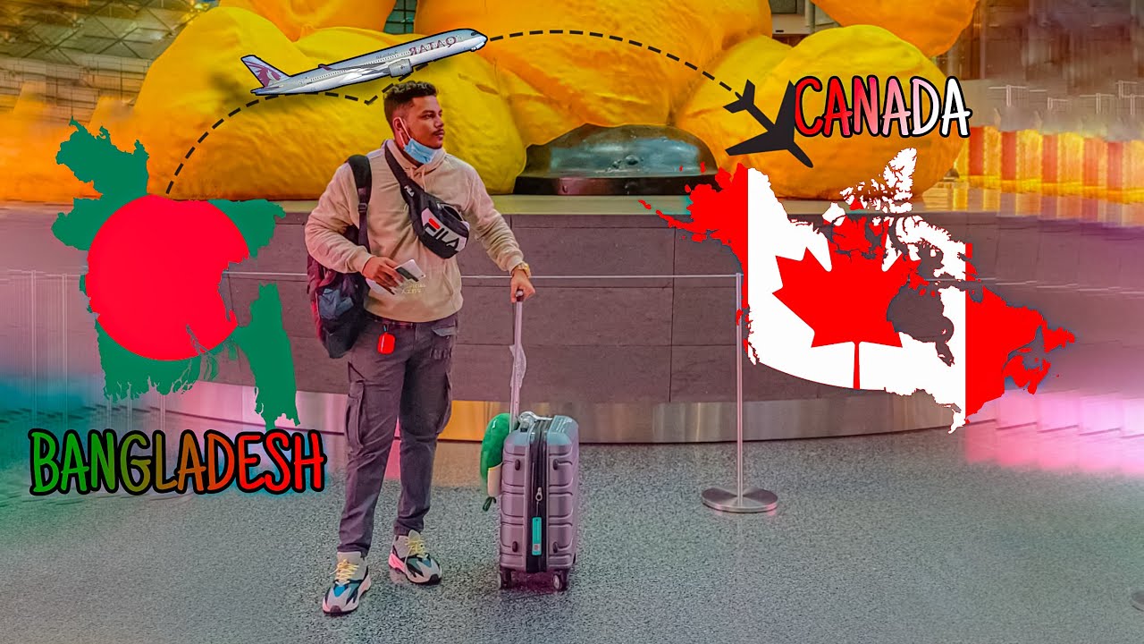 Bangladesh to Canada 🇧🇩✈️ 🇨🇦 || During Covid 19 || 2021 || International Student || Qatar Airways ||