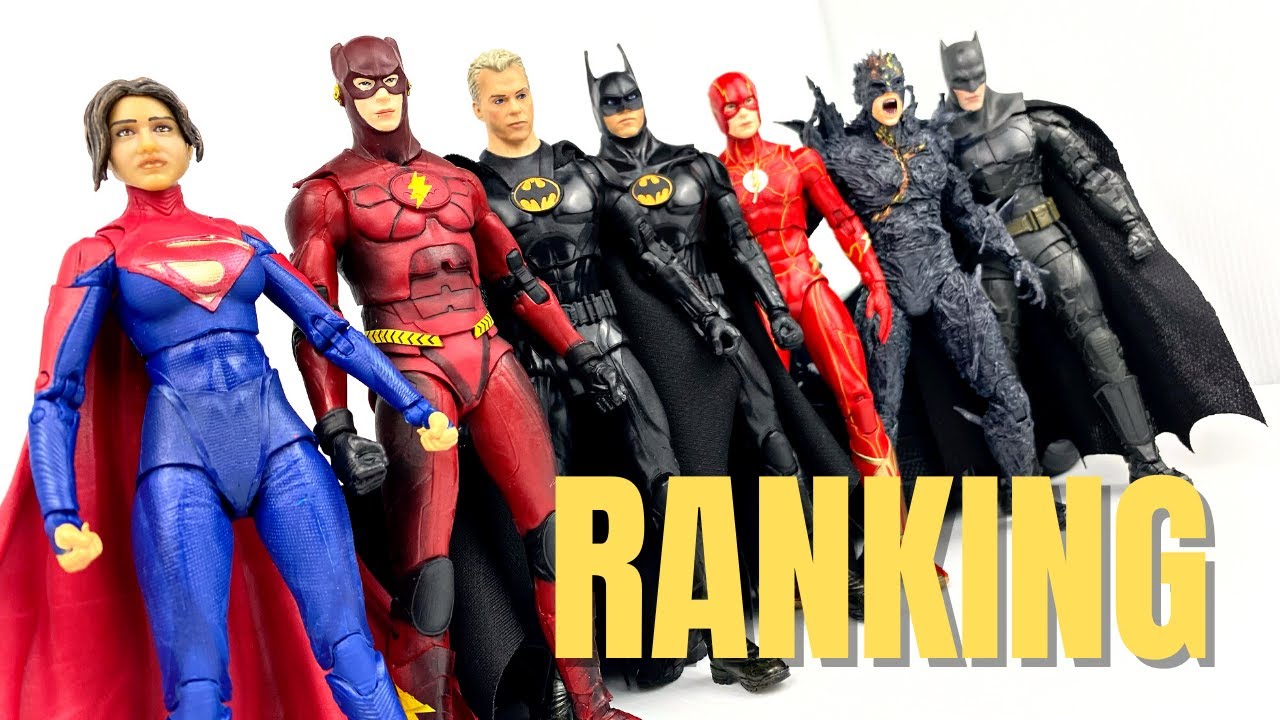 RANKING DE LAS FIGURAS DE LA PELICULA THE FLASH MCFARLANE TOYS MULTIVERSO DC