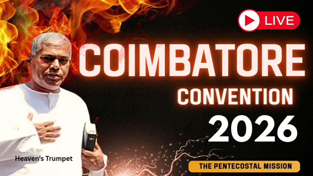 Tpm coimbatore convention 2026 | pastor durai | the pentecostal mission