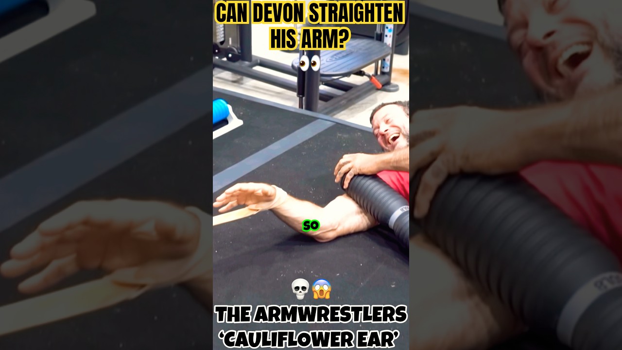 Can Devon Larratt Fully Straighten His Arm?!💪💀#devonlarrat #devon #armwrestling #arm #gym #fun #fy