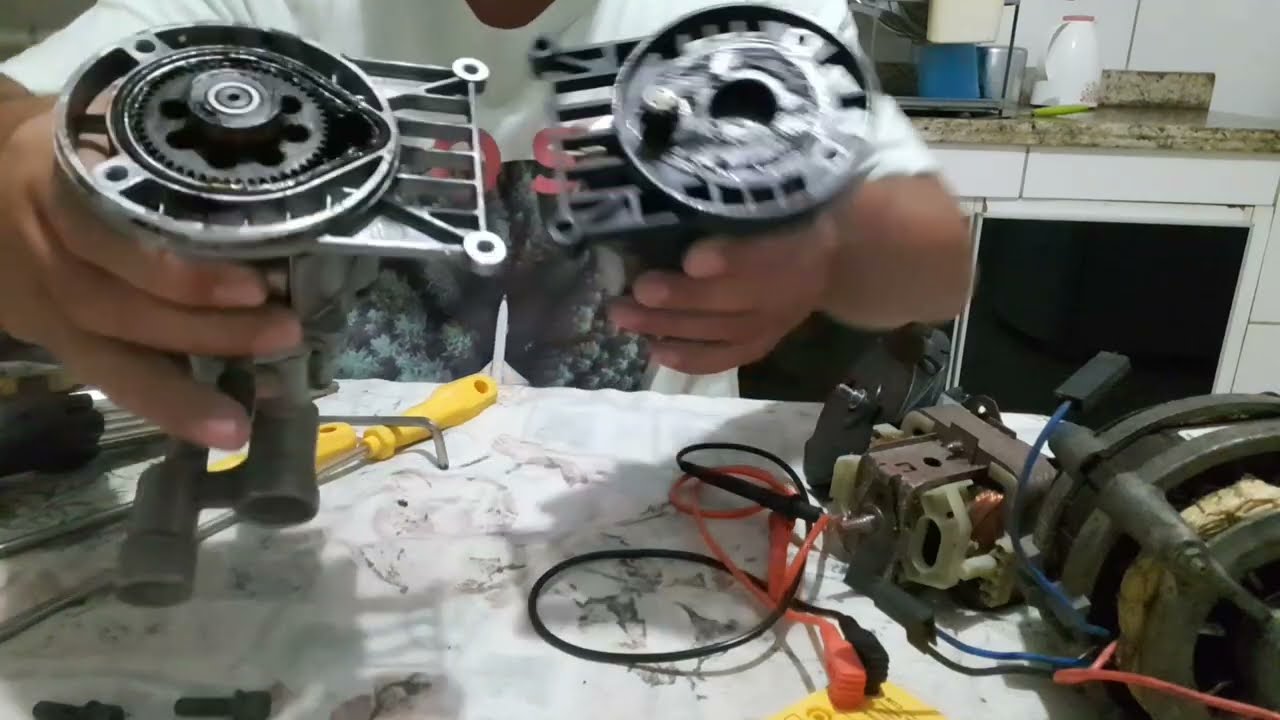 lavadora de alta pressão cheirando queimado hora funciona hora não funciona