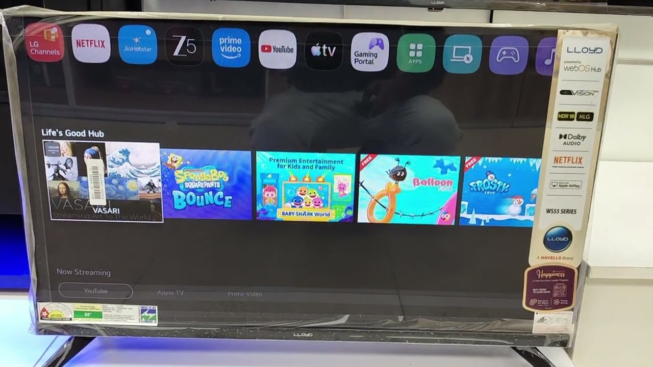 LLOYD 32WS500G 2025|| 32 Inch Full Hd Webos Smart Tv Unboxing And Review ||     New Arrival 2025