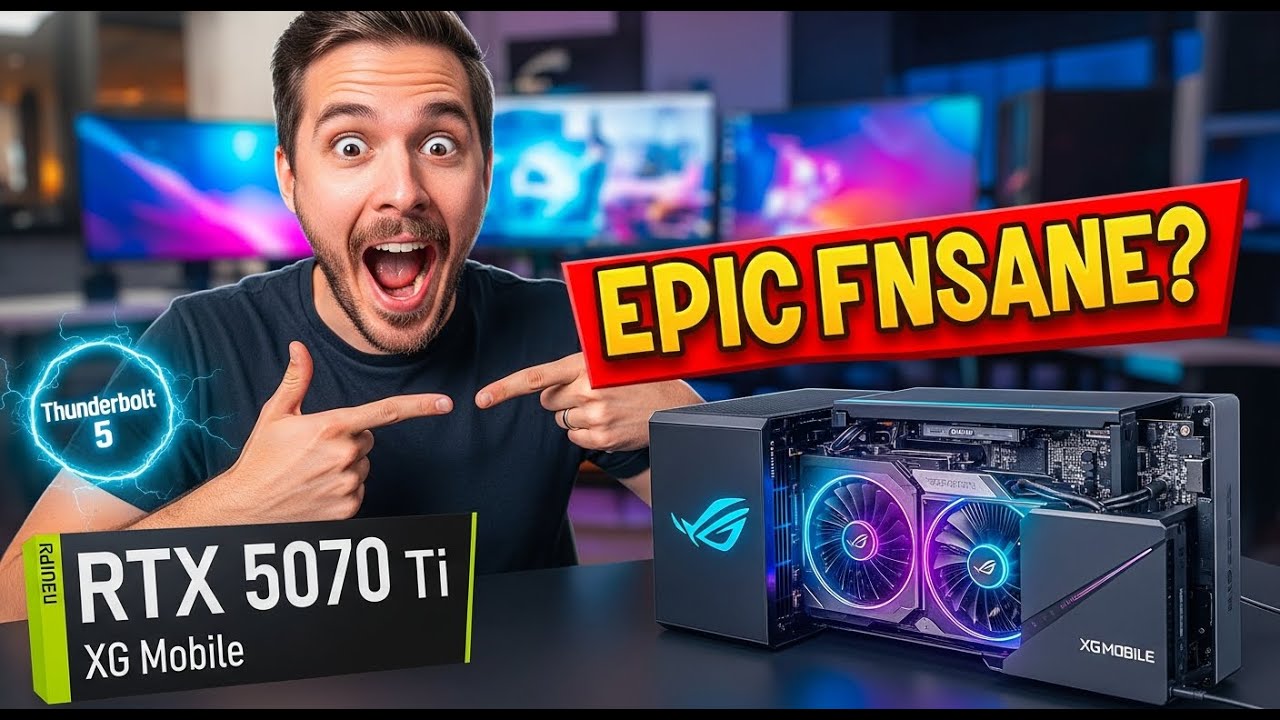 ASUS ROG XG Mobile RTX 5070 Ti eGPU Thunderbolt 5 External GPU Review
