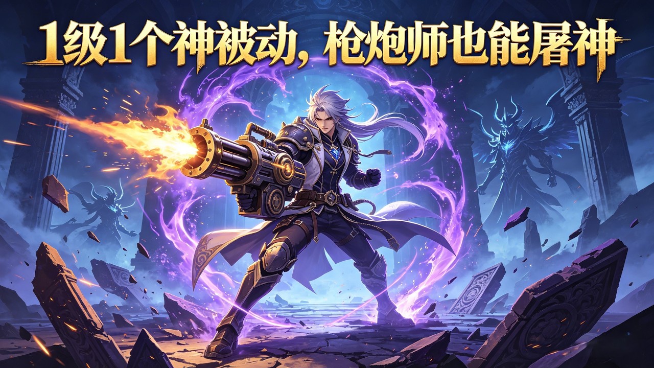 林越开局觉醒最废F级枪炮师，惨遭养父母扫地出门，沦为全城笑柄！ 人人都笑我F级是废物，殊不知我绑定神级被动系统，开局觉醒无限弹仓（神话级）！S级天才刮痧半天打不死精英怪？抱歉，我F级枪炮师，一枪秒了！