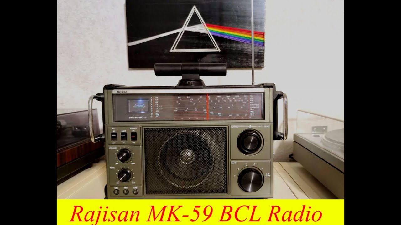 Rajisan MK 59 BCL Radio. 6 Band Receiver
