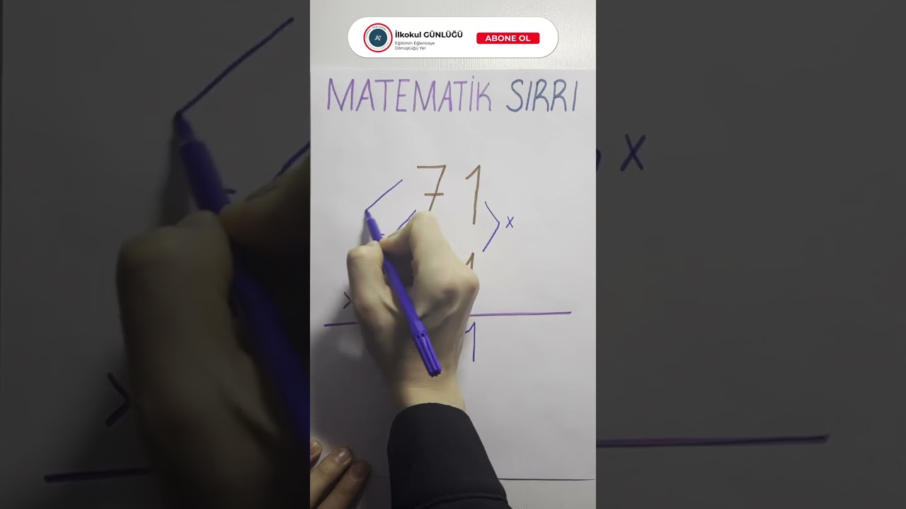İki Basamaklı Kolay &Ccedil;arpma Y&ouml;ntemi #matematik #shorts #&ccedil;arpma #&ccedil;arpmaişlemi