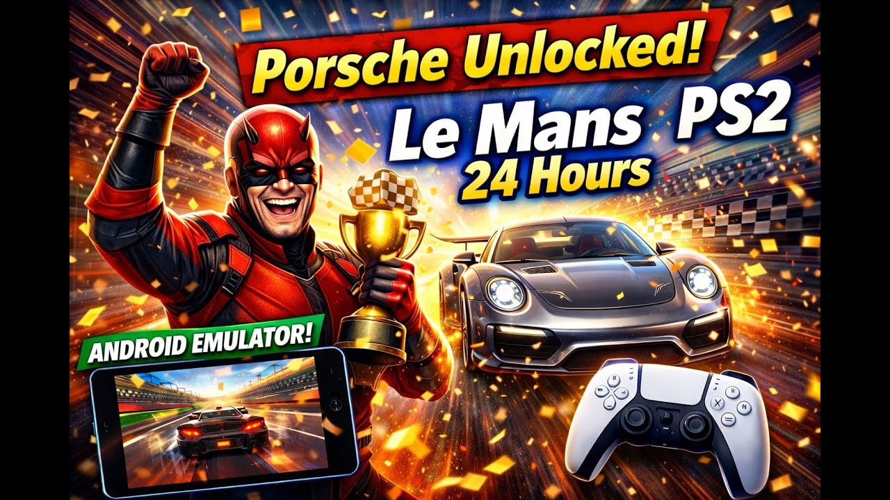 FIRST TIME Playing Le Mans PS2… and I UNLOCKED A PORSCHE 😱
