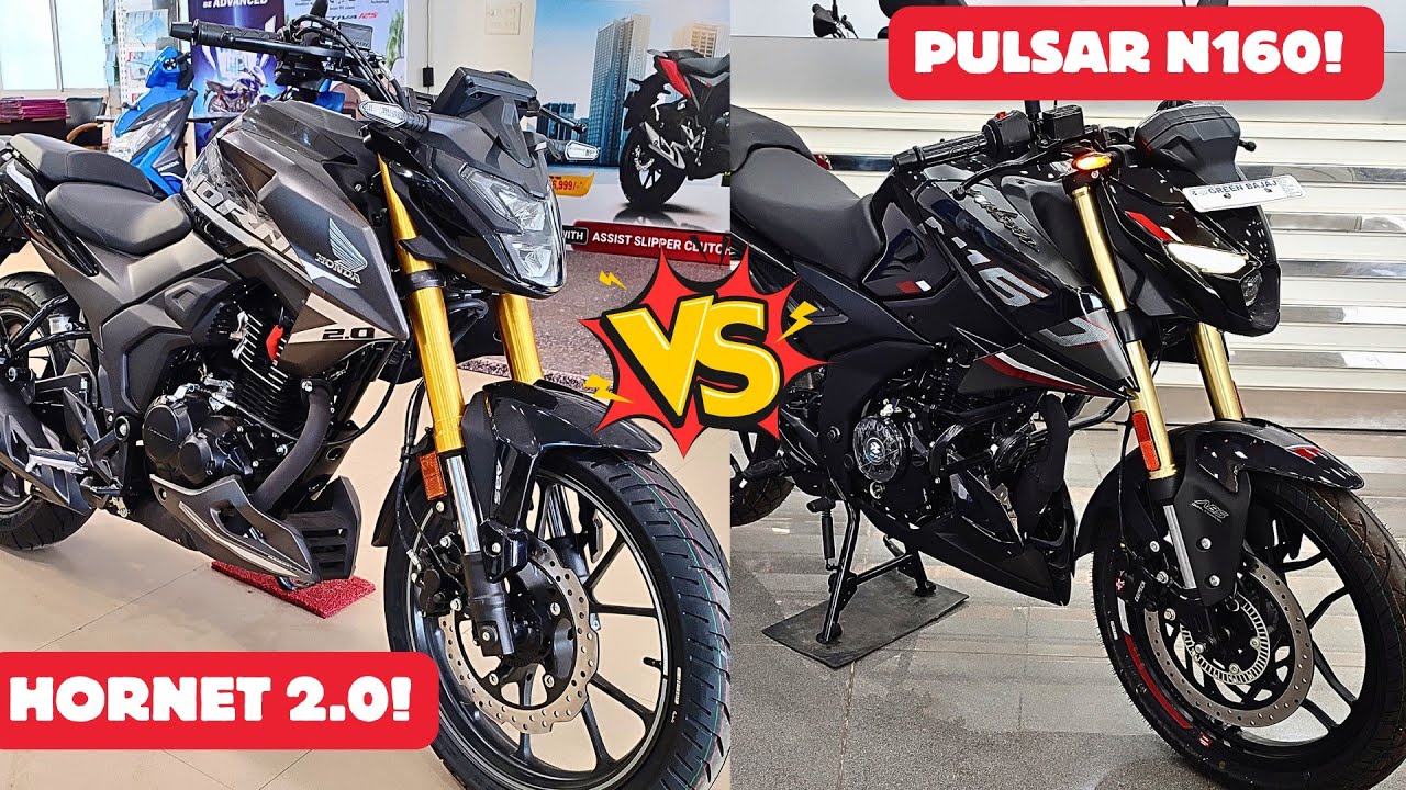 2025 Honda Hornet 2.0 Vs Bajaj Pulsar N160! Detailed Comparison!