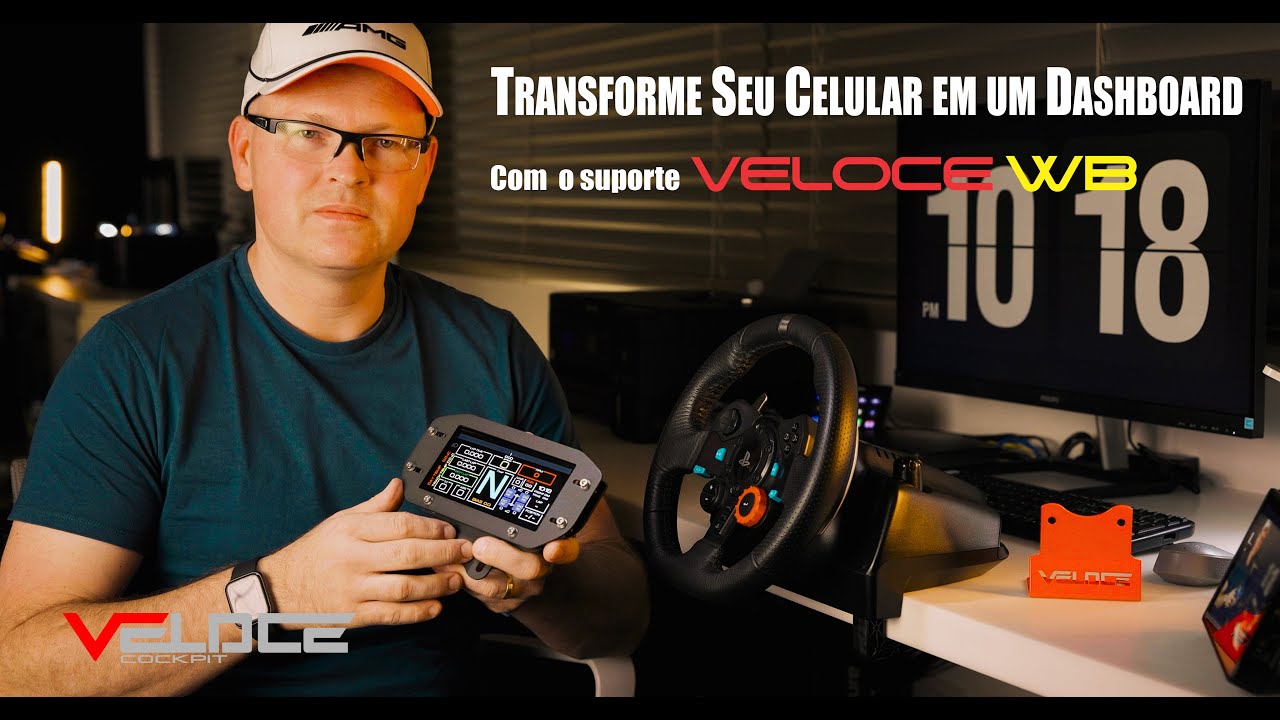 Transforme Seu Celular em um Dashboard de telemetria para Logitech G29 / G923 / G920 Veloce WB