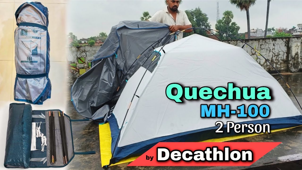 QUECHUA MH100 2 PERSON TENT By DECATHLON | Full Review | Cheapest Available Solid Quality Tent ?!