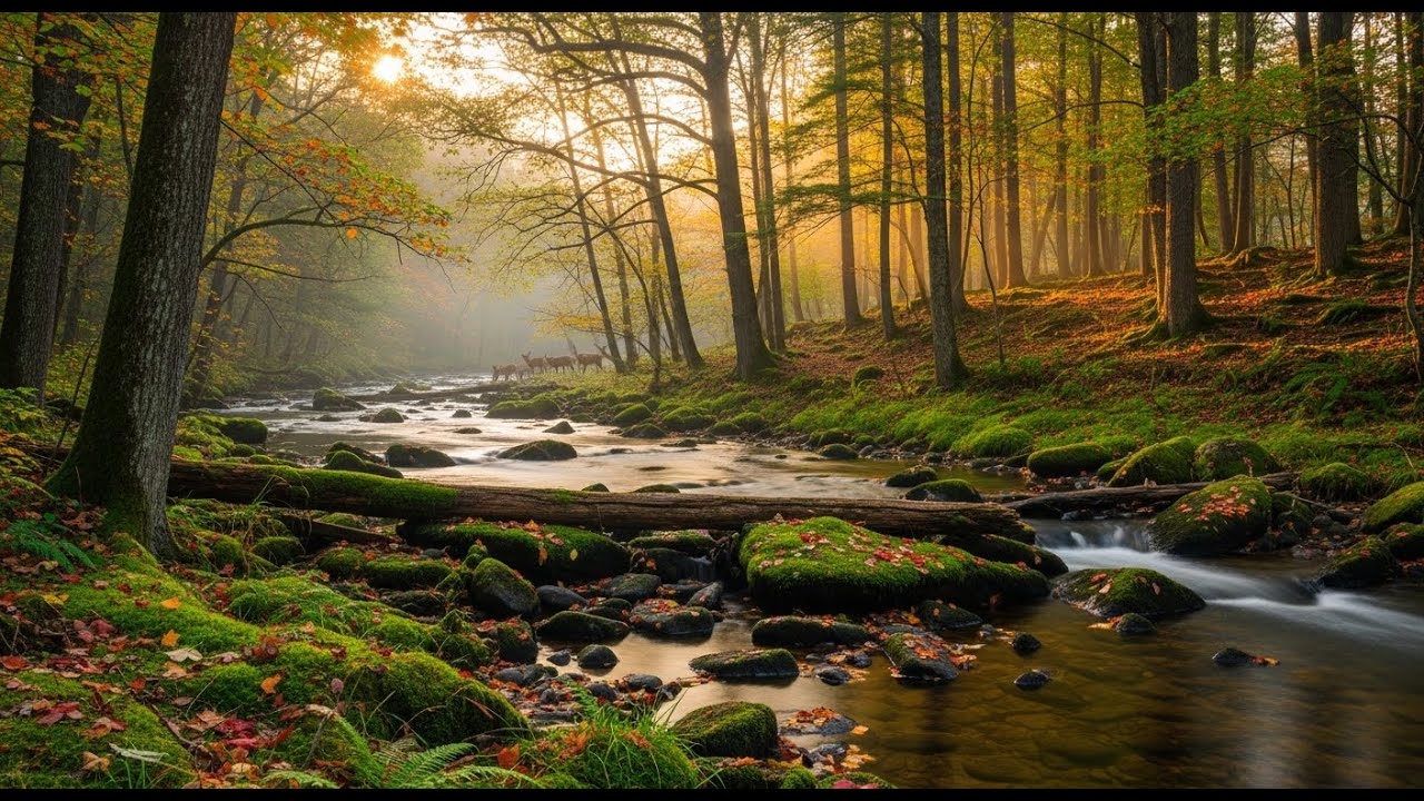 River Ambience 🌿 Soothing Flowing Water Sounds for Meditation and Deep Sleep #849
