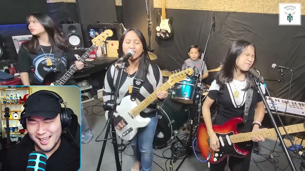 Former family band musician headbangs to Missioned Souls - 
