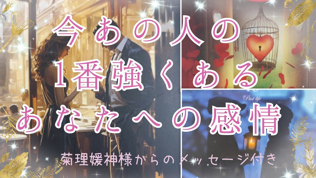 神展開あり❣️🥺重要期間の今💡真っすぐな想いの方や繊細で優しい愛のお氣持ち届いています✨【今あの人の1番強くあるあなたへの感情💞】3択cardreading