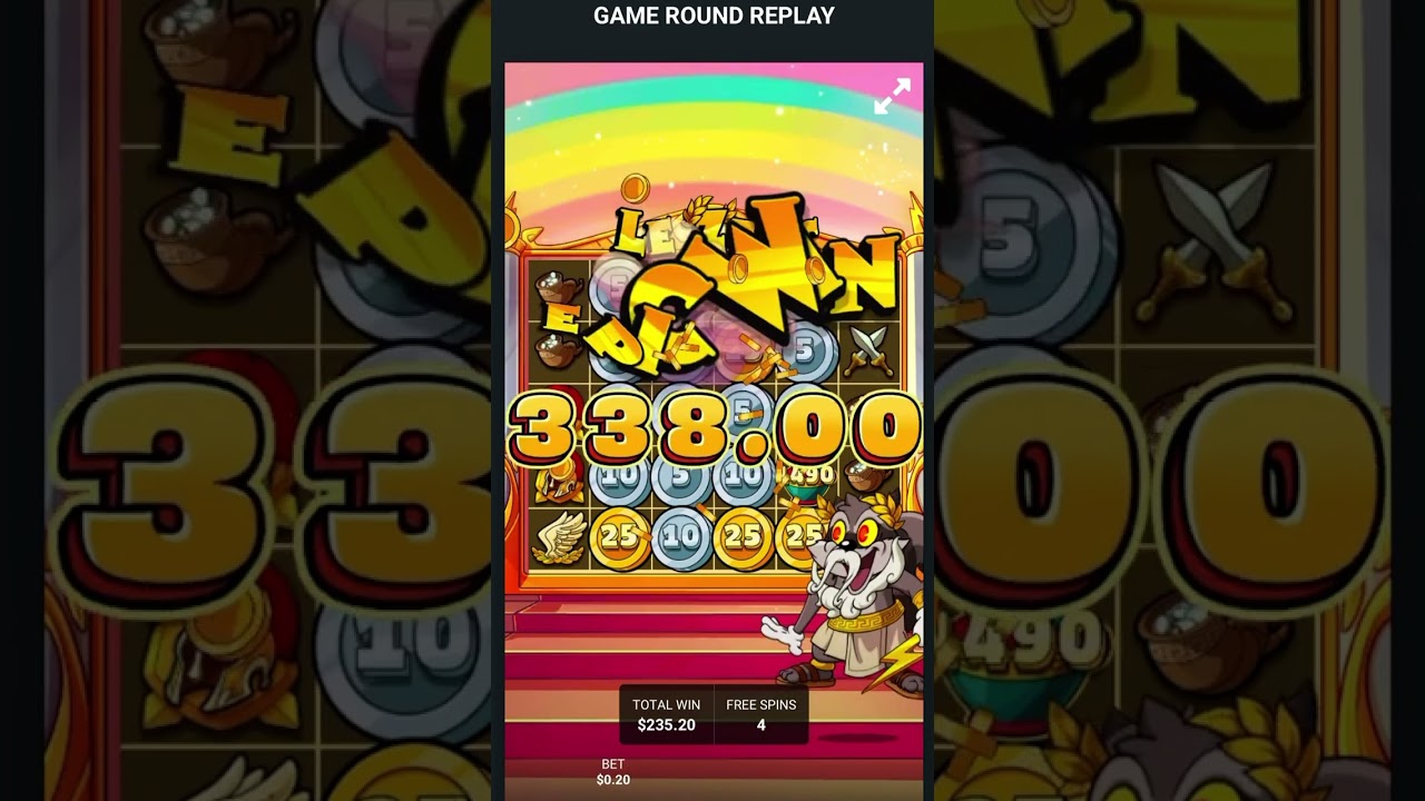 Le Zeus epic five scatter bonus paid decent #slots #hacksaw