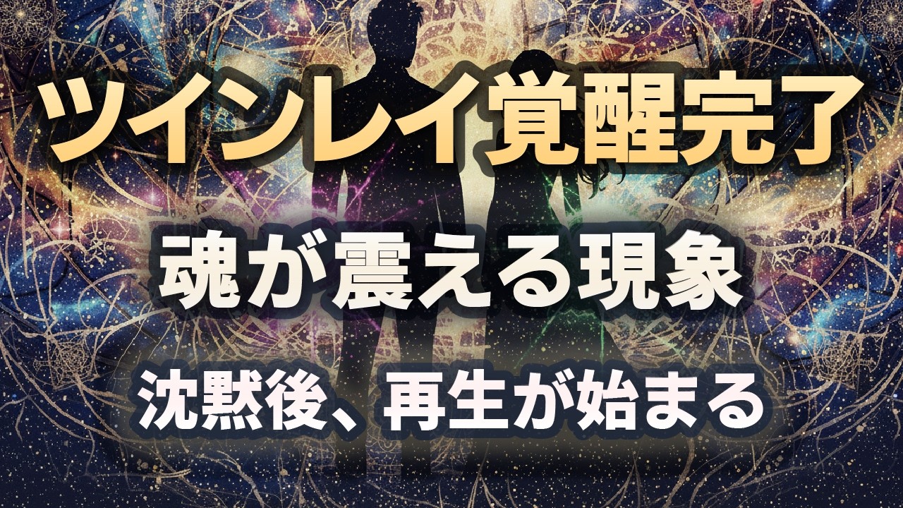 【ツインレイ】追わなくなった瞬間、宇宙が動く。覚醒が完了した魂に起きる5つの異変