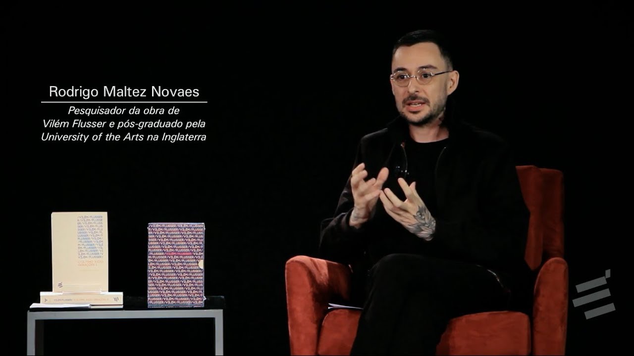 Palestra de Rodrigo Maltez Novaes sobre a Biblioteca Vilém Flusser