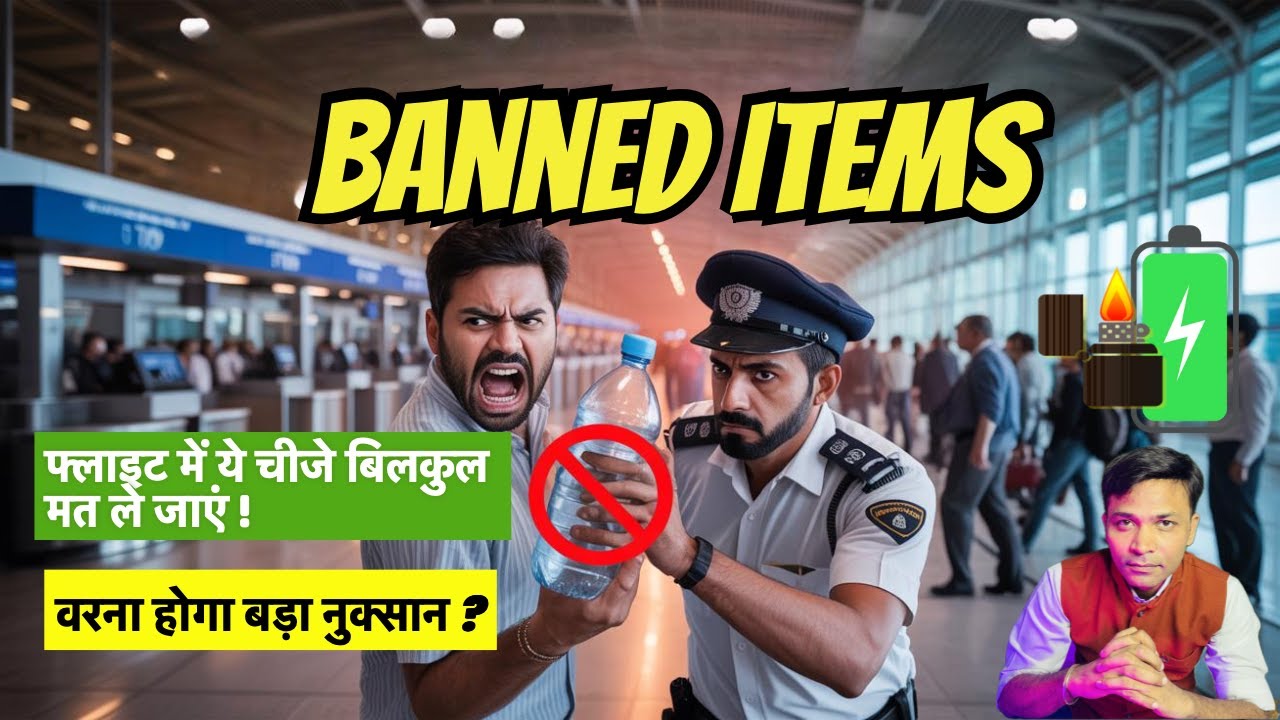 ✈️ Flight Me Kya Nahi Le Jaa Sakte Hai ❌ || #banned #restricted