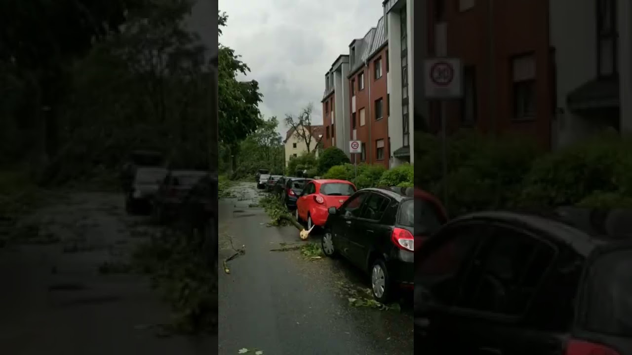 Tornado in Paderborn 20.05.22 Germany