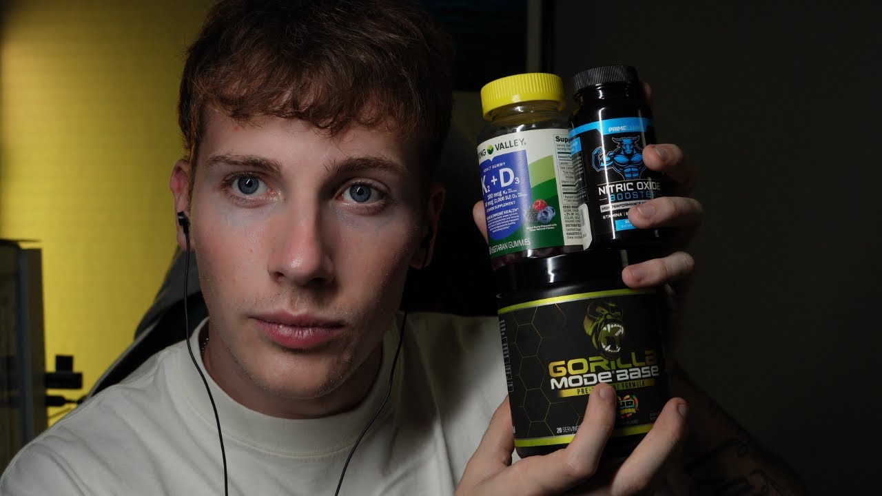ASMR My Gym Supplements!