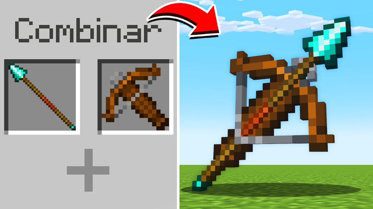 posso COMBINAR ITEMS no minecraft
