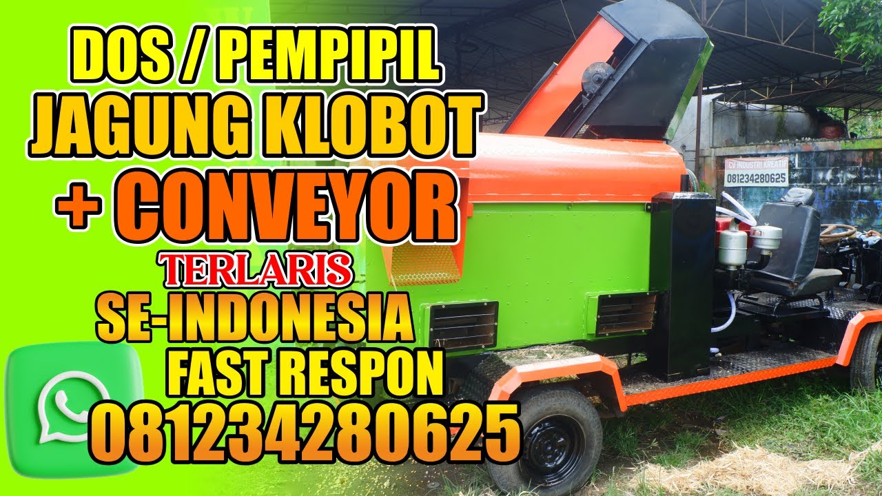 DOS / PEMIPIL JAGUNG RODA 4 KOMBINASI CONVEYOR CV INDUSTRI KREATIF | 081234280625