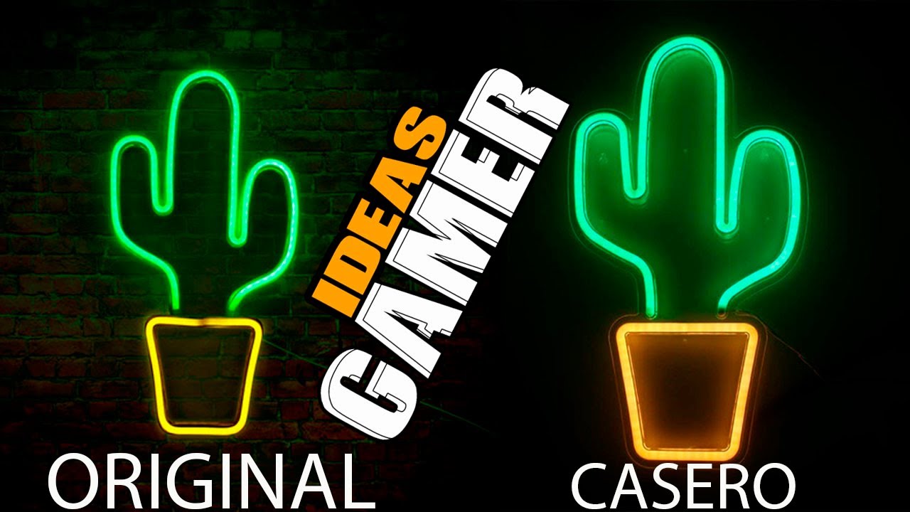 IDEAS GAMER (TIRAS DE NEON CASERAS PARA TU SETUP GAMING)