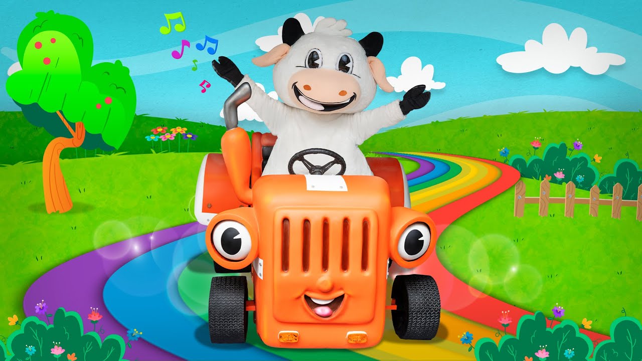 Las Ruedas del Tractor | Canciones Infantiles con La Vaca Lola | Toy Cantando