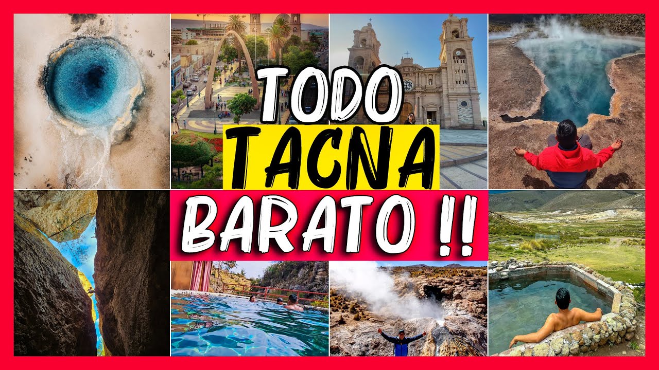 Tacna SUPER BARATO‼️🔥 8 Lugares turisticos en 2 dias✈️🔥 Peru 4k Turismo hermosa, tours 2025 viaje
