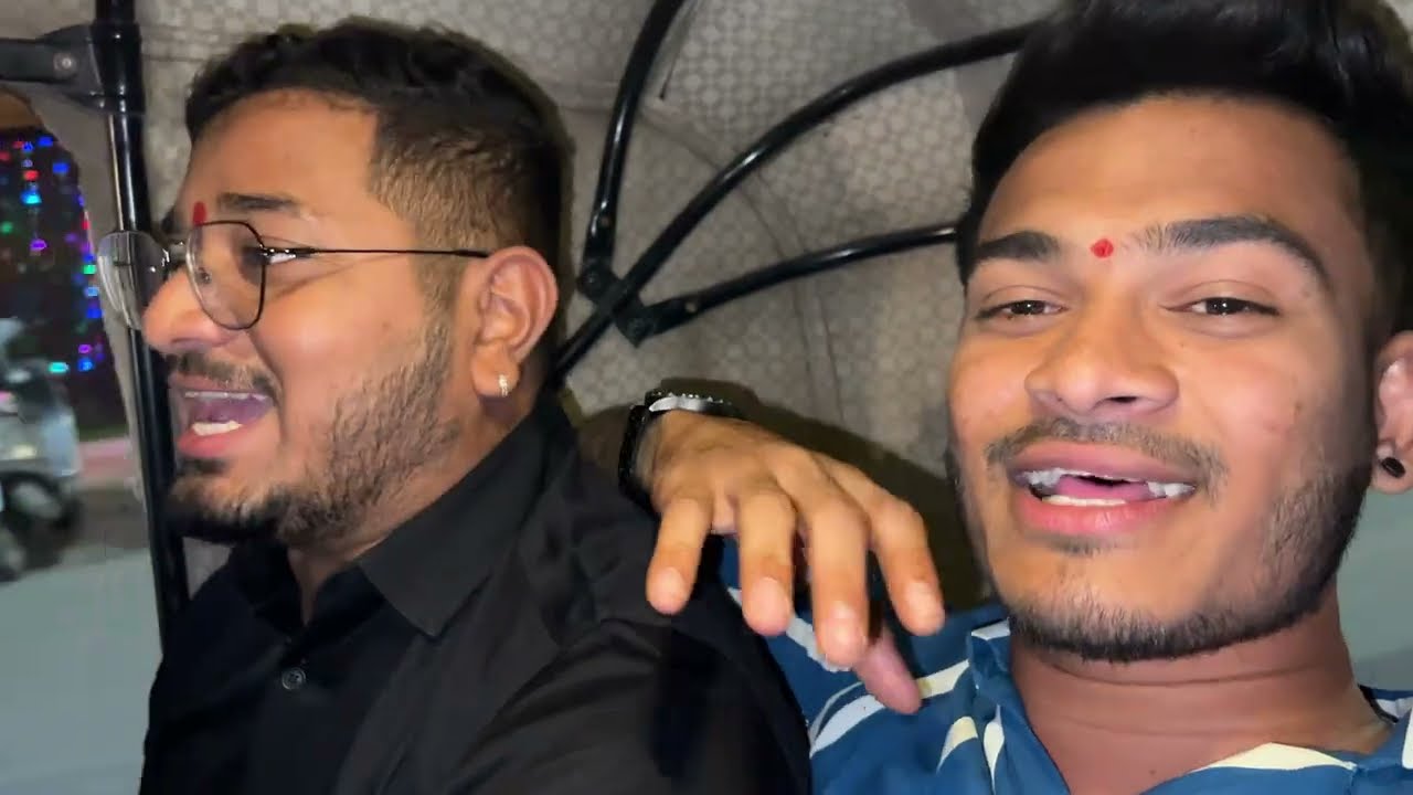 पवन केने आम्ही गरबा नाचून केली धमाल कसा गेलो ते पण बघा 🤭🤣😂\​⁠@pavankenePK