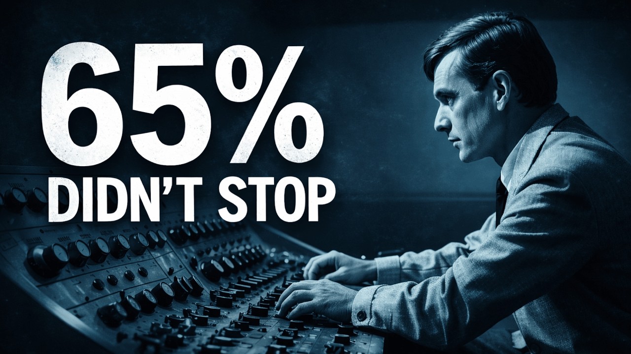 They Thought They Were Killing Someone. 65% Didn't Stop.