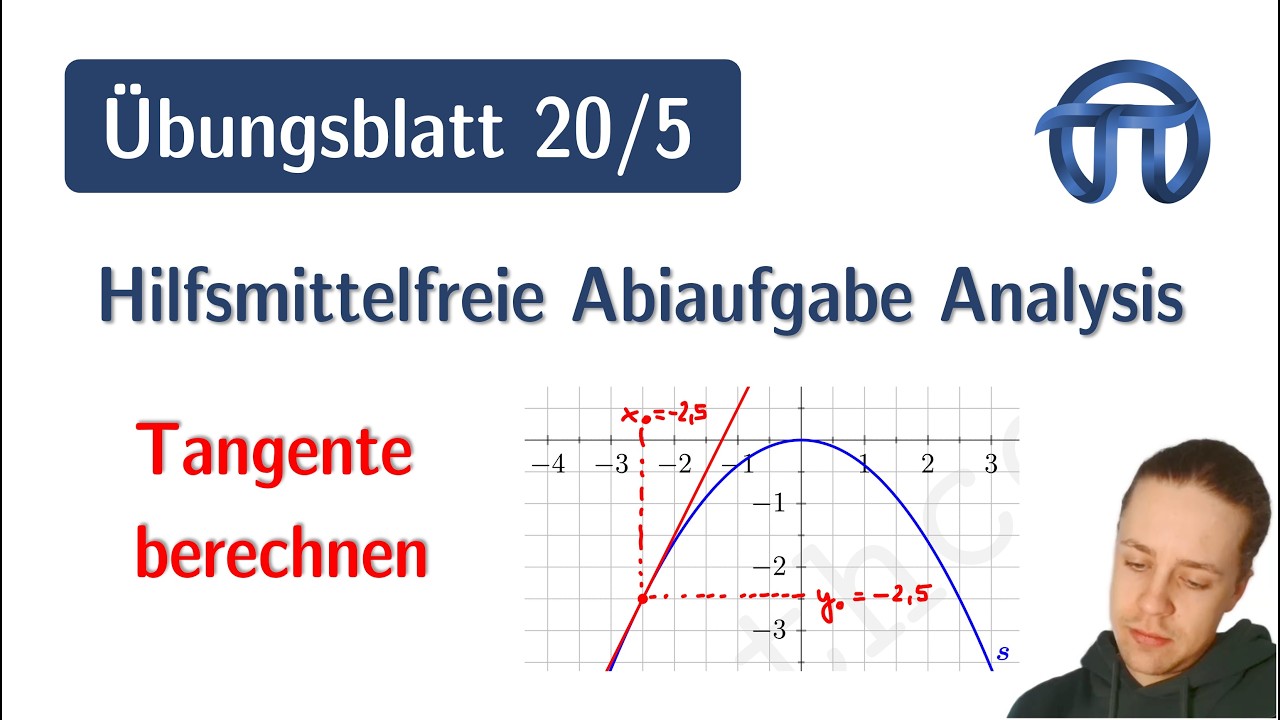 Tangentengleichung & Parametrisierung | Hilfsmittelfreie Abiaufgaben Analysis | 20/5
