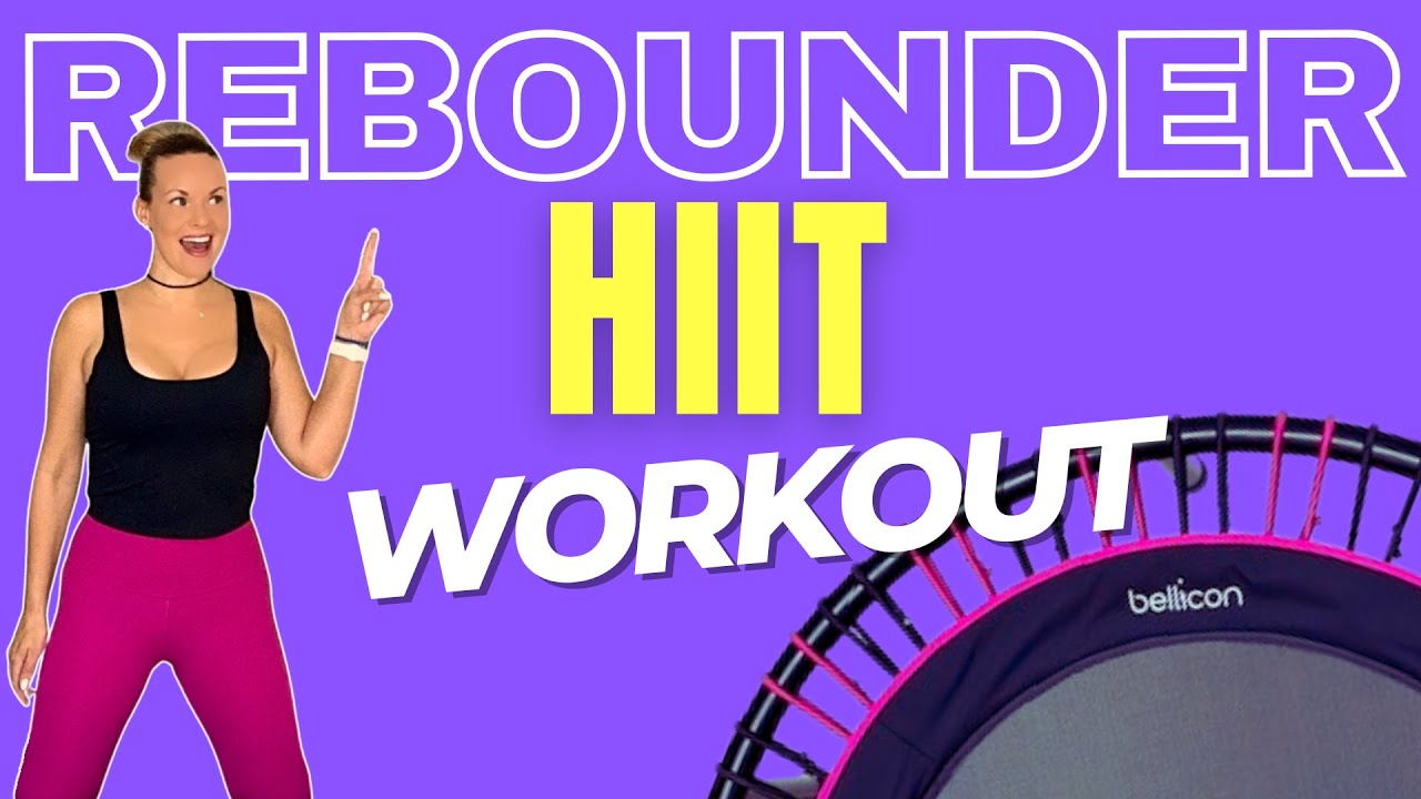 20-Minute Rebounder HIIT Workout | FUN & Effective FAT BURNING Mini-Trampoline Routine