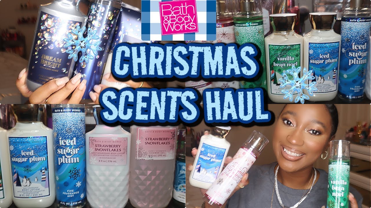 *NEW* Bath and Body Works Christmas Scents Review| They're MID!!  $5.50 Sale Haul