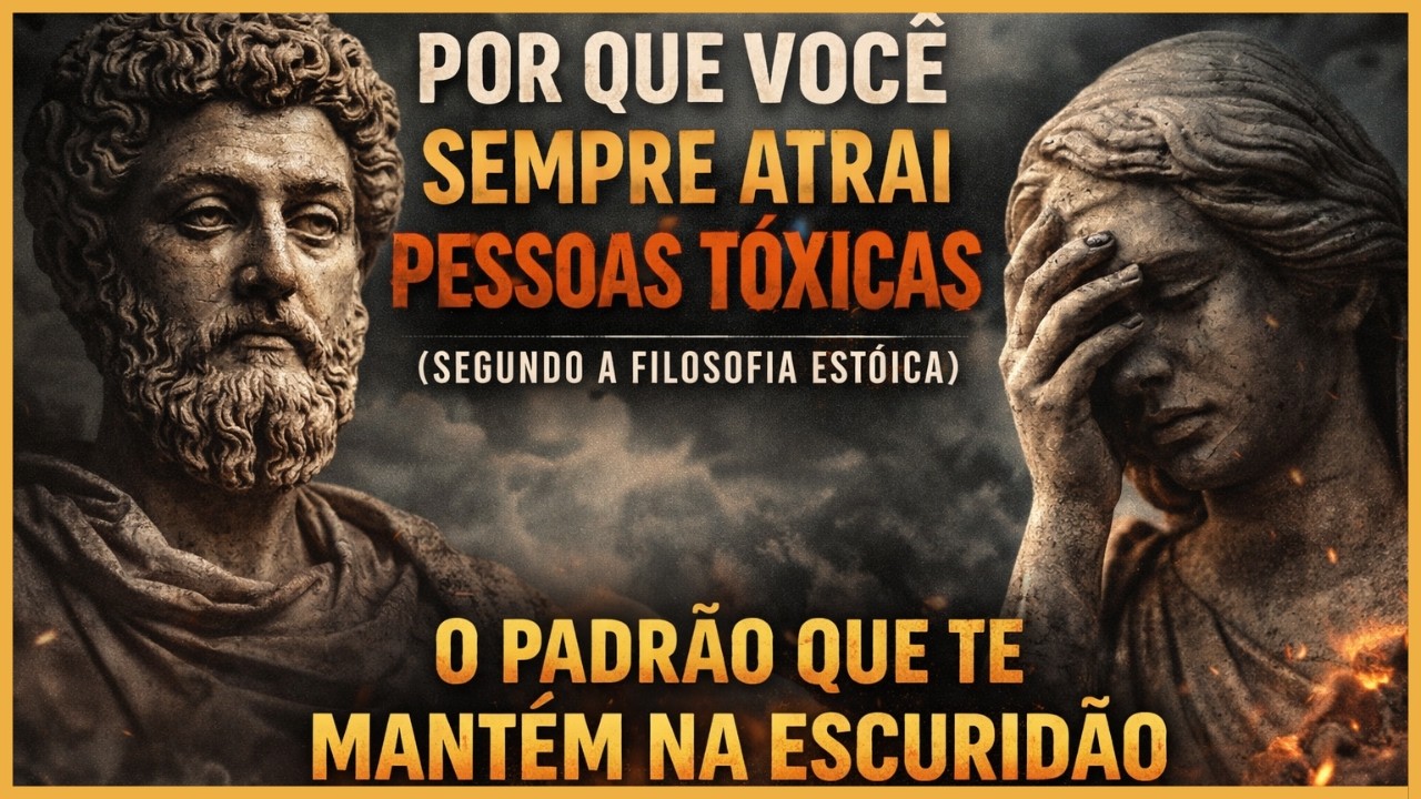 🗿 POR QUE VOCÊ SEMPRE ATRAI PESSOAS TÓXICAS (A VERDADE ESTÓICA QUE NINGUÉM CONTA) 🧠
