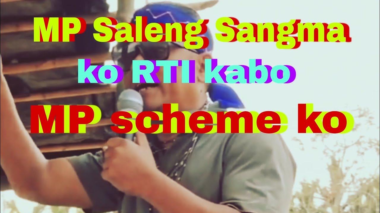 MP Saleng Sangma de Skangba MLA ni scheme chi development kaja, A,songna jatna kasagipasa.