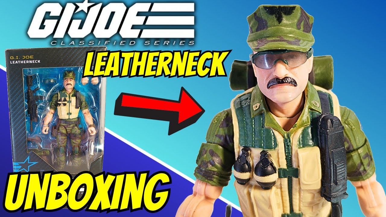 Распаковка фигурки G.I. Joe Classified Leatherneck!