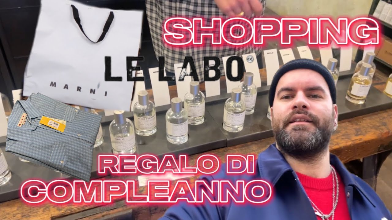 Vado a comprare i regali per il mio compleanno| LE LABO, MARNI[4K] #shopping #lelabo #marni