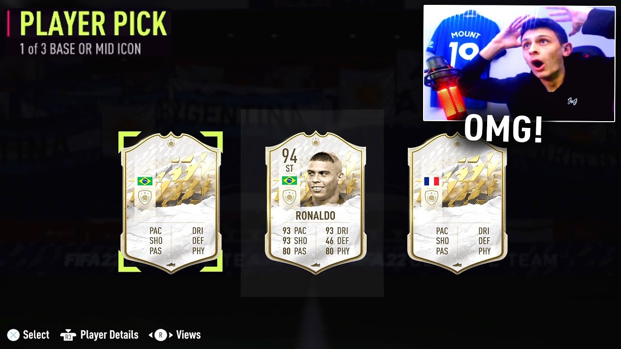 My Base or Mid Icon Player Pick..😱 #FIFA22