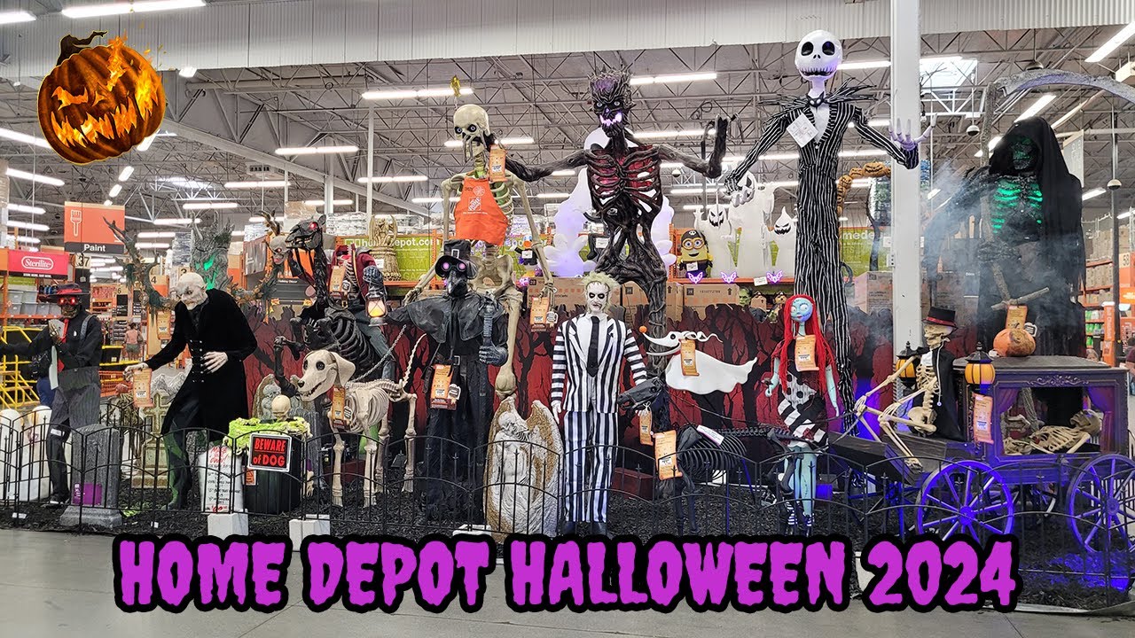 Магазин HOME DEPOT с полным ассортиментом товаров к Хэллоуину 2024 года 🎃🤡🏴‍☠️