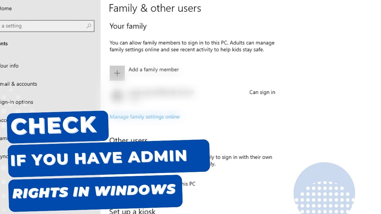 How to Check If You Have Admin Rights in Windows 10 | 11